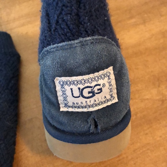 Navy Sweater Uggs - Picture 4 of 9